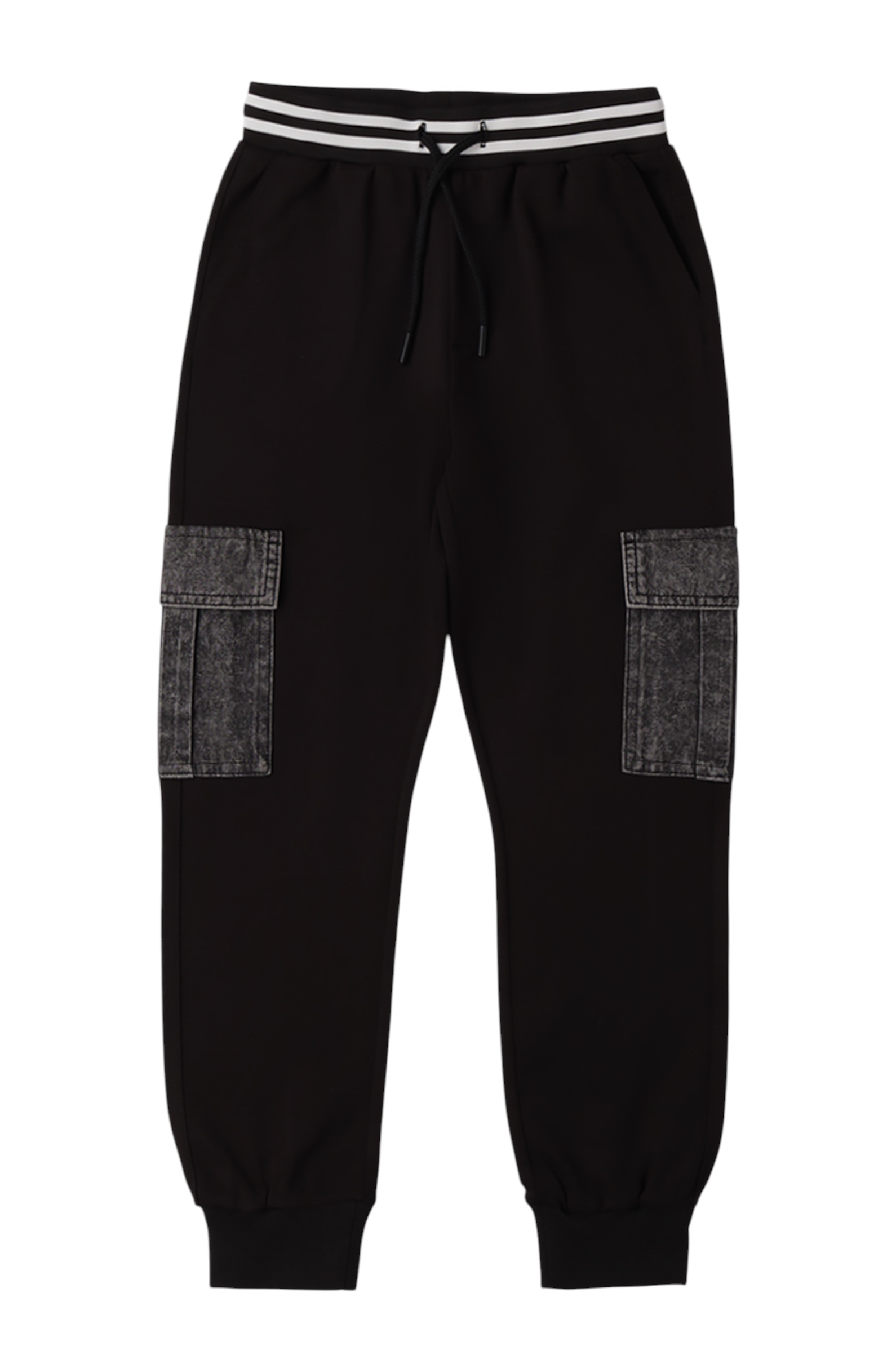 Брюки мал. АРТ.4.F461.00,чер,вис-эл-нейл