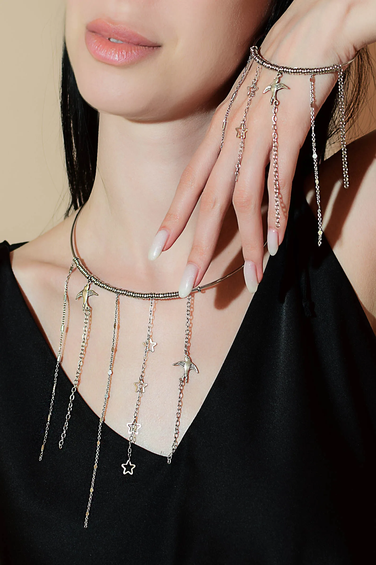 Колье АРТ.J.295,сереб