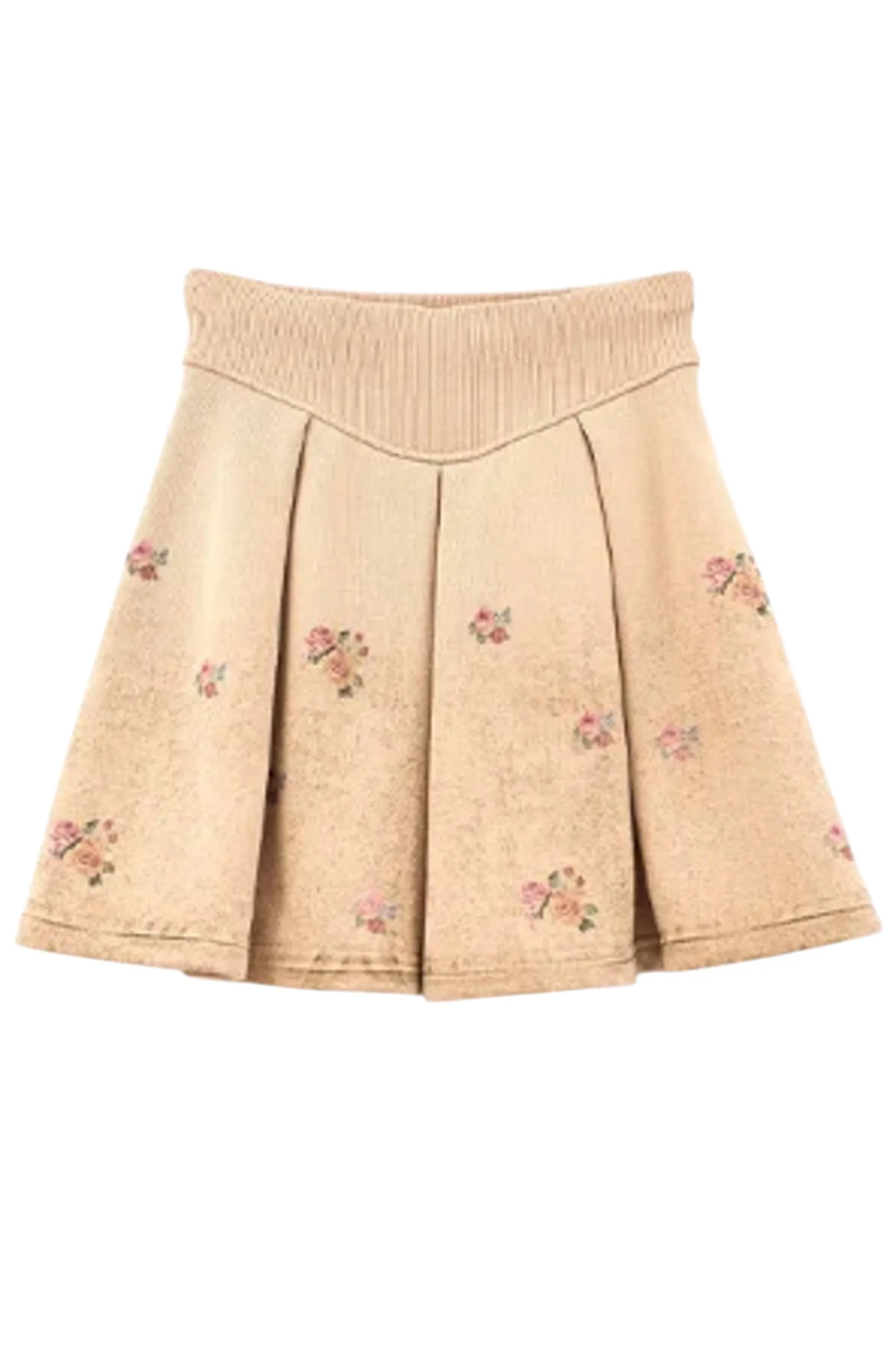 Юбка дев. АРТ.262127,беж,хл-пэ