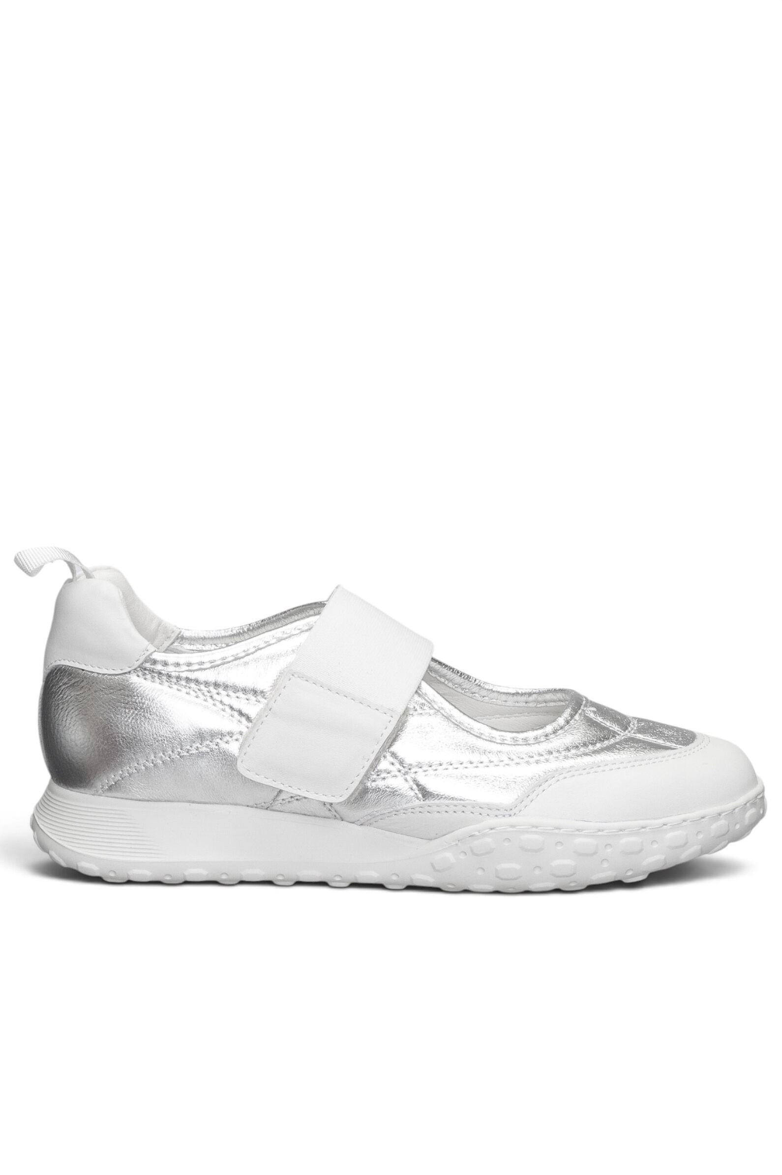 Балетки жен. АРТ.26YA-0134,бел-сереб,н.к/н.к