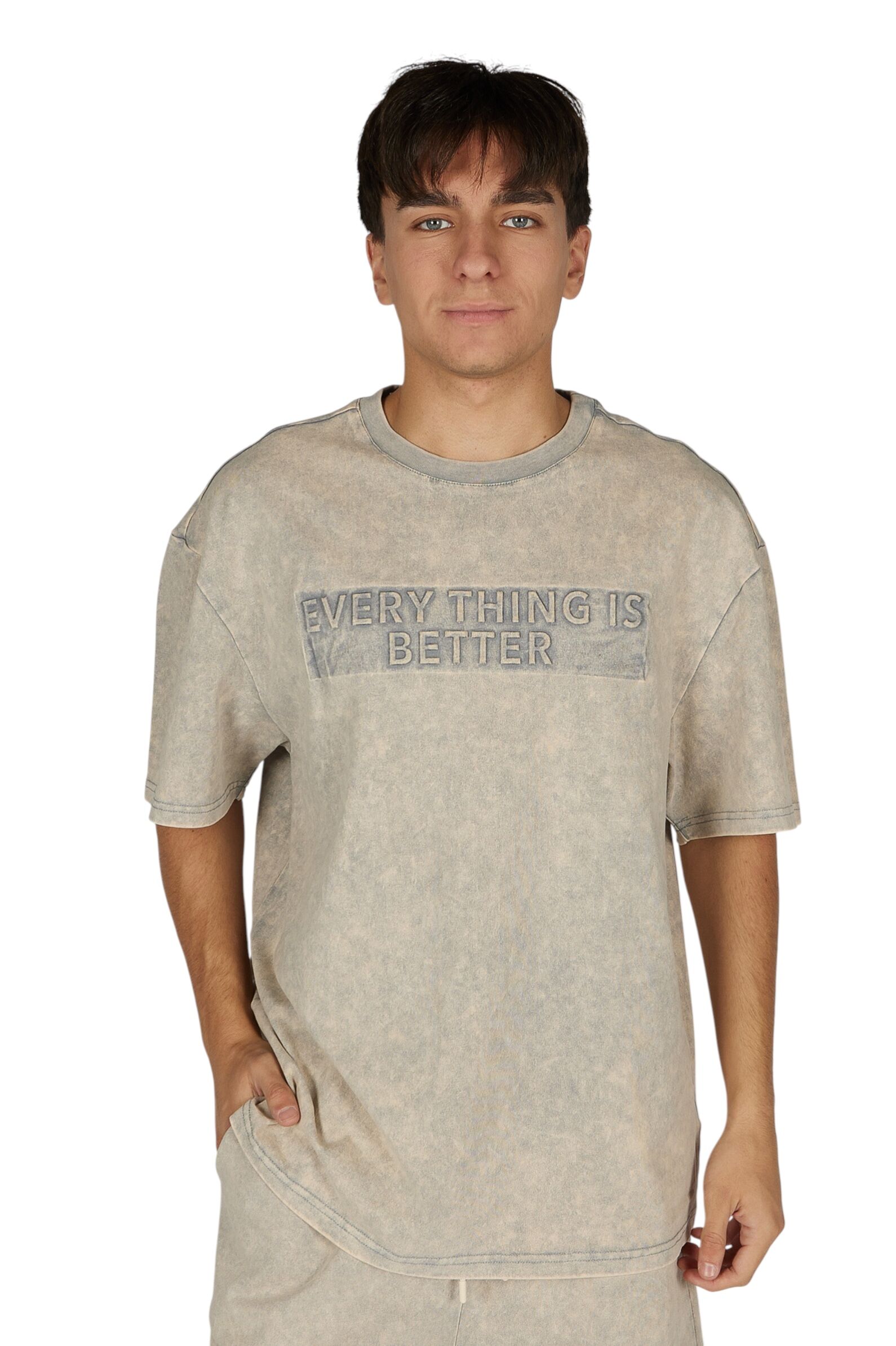 Футболка АРТ.B-TS36029,сер-гол,хл