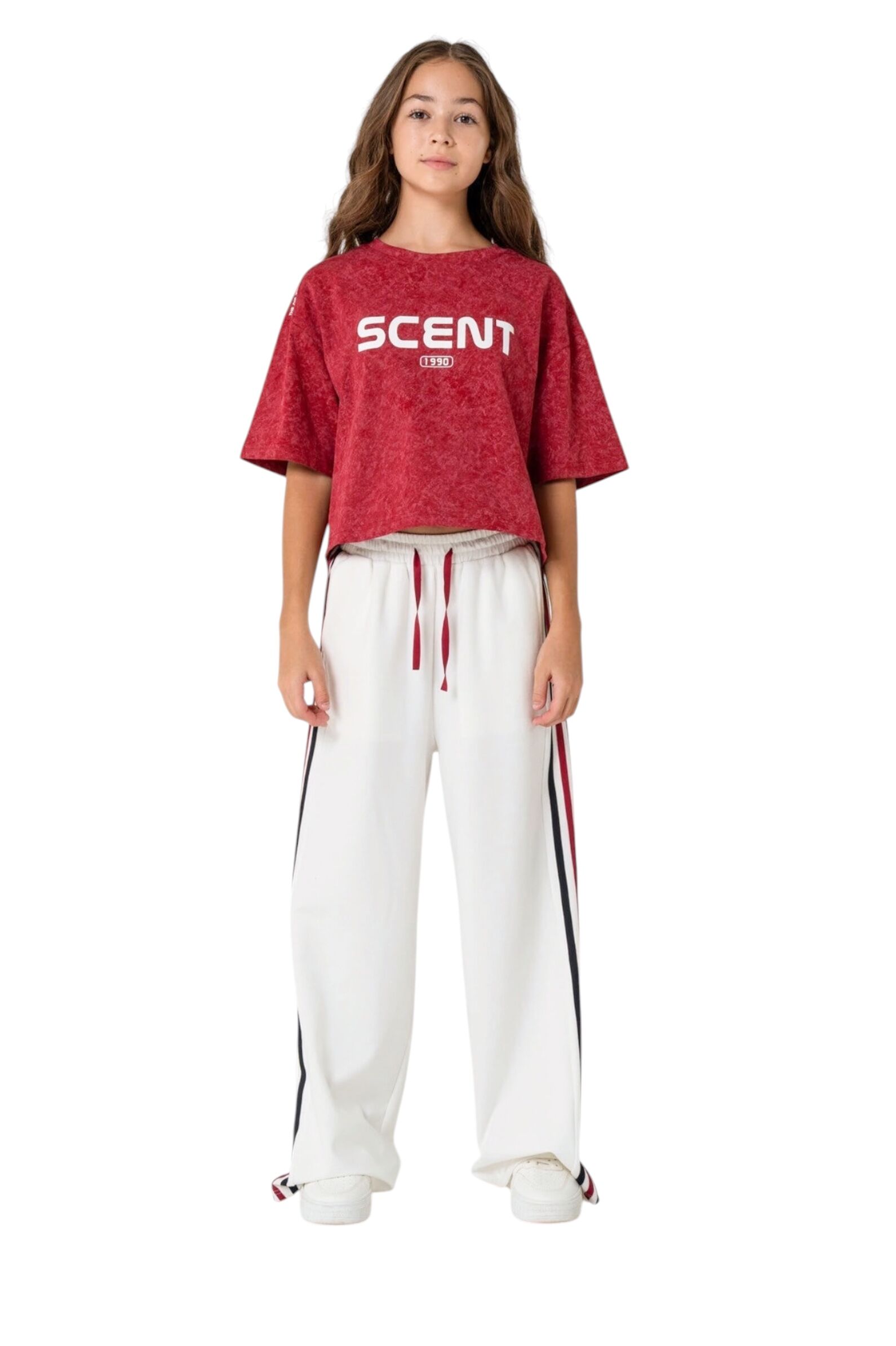 Футболка дев. АРТ.XS261691,крас,хл