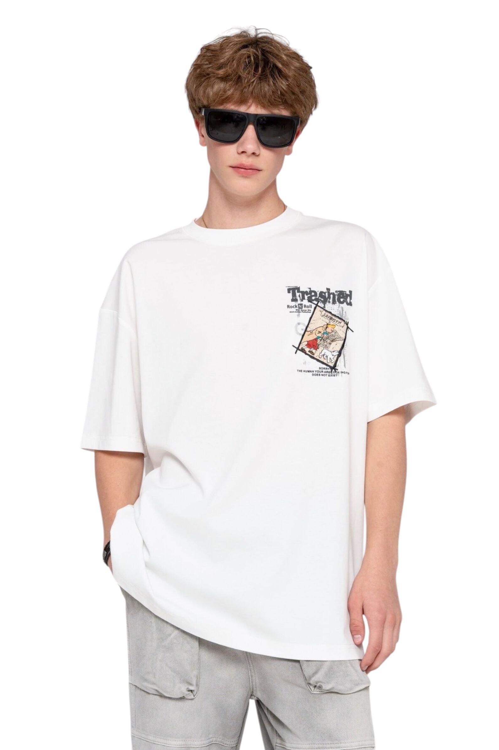 Футболка АРТ.XS3017.01,бел,хл-пэ-эл