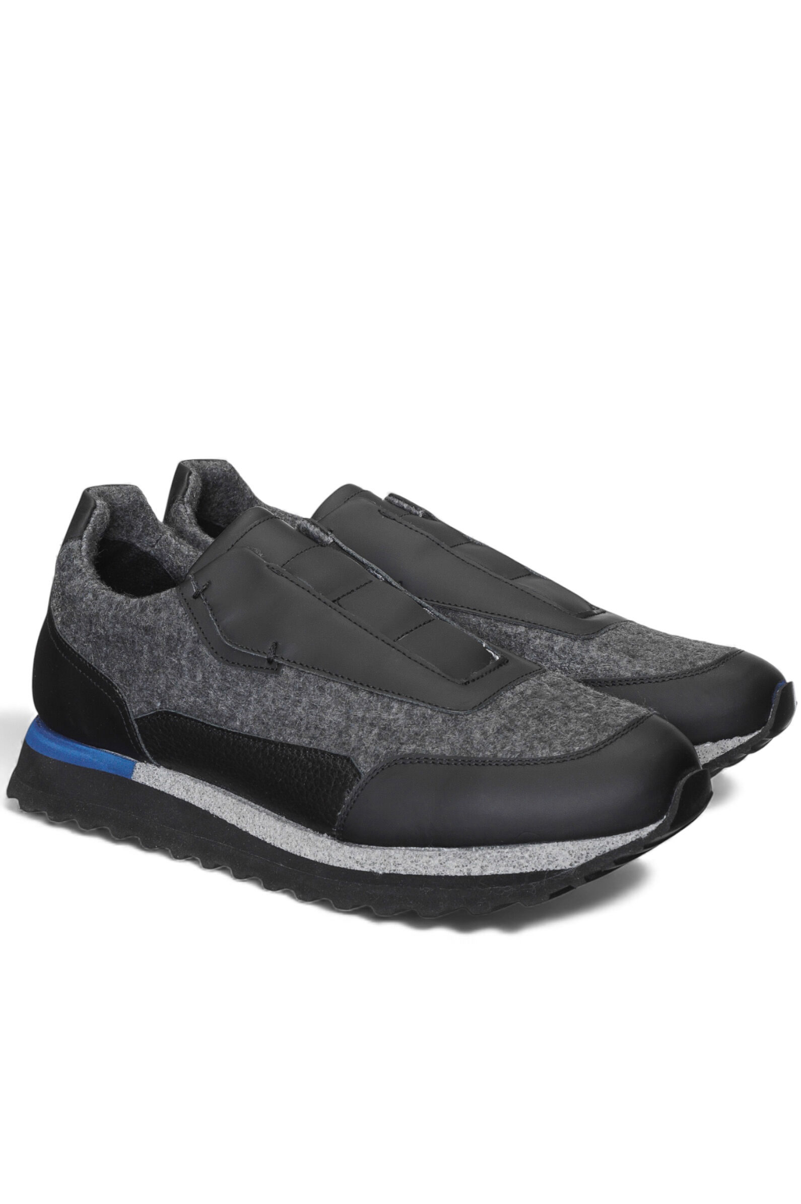 П/ботинки муж. АРТ.16450A300,сер,н.к-тек/байка