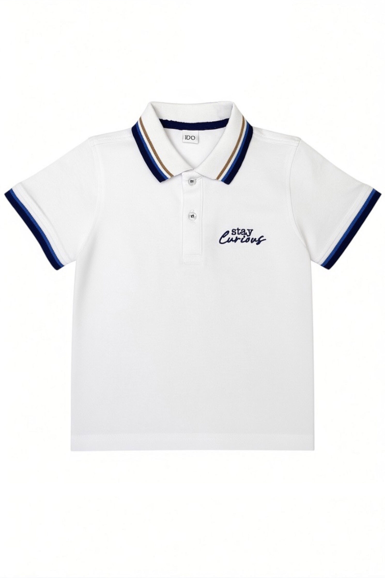 Поло мал. АРТ.4.G258.00,бел,хл-эл