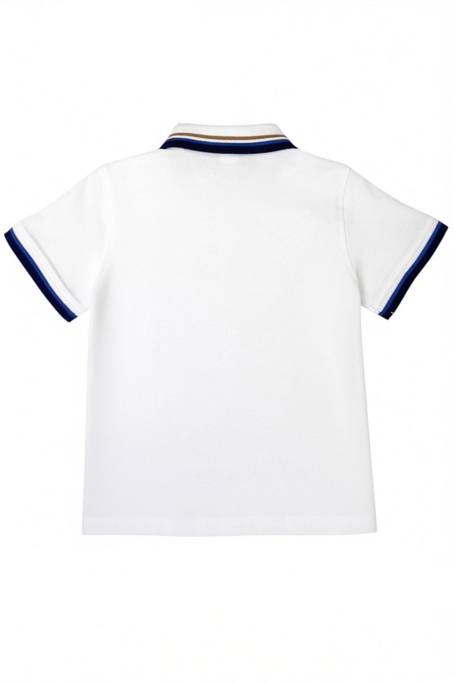 Поло мал. АРТ.4.G258.00,бел,хл-эл