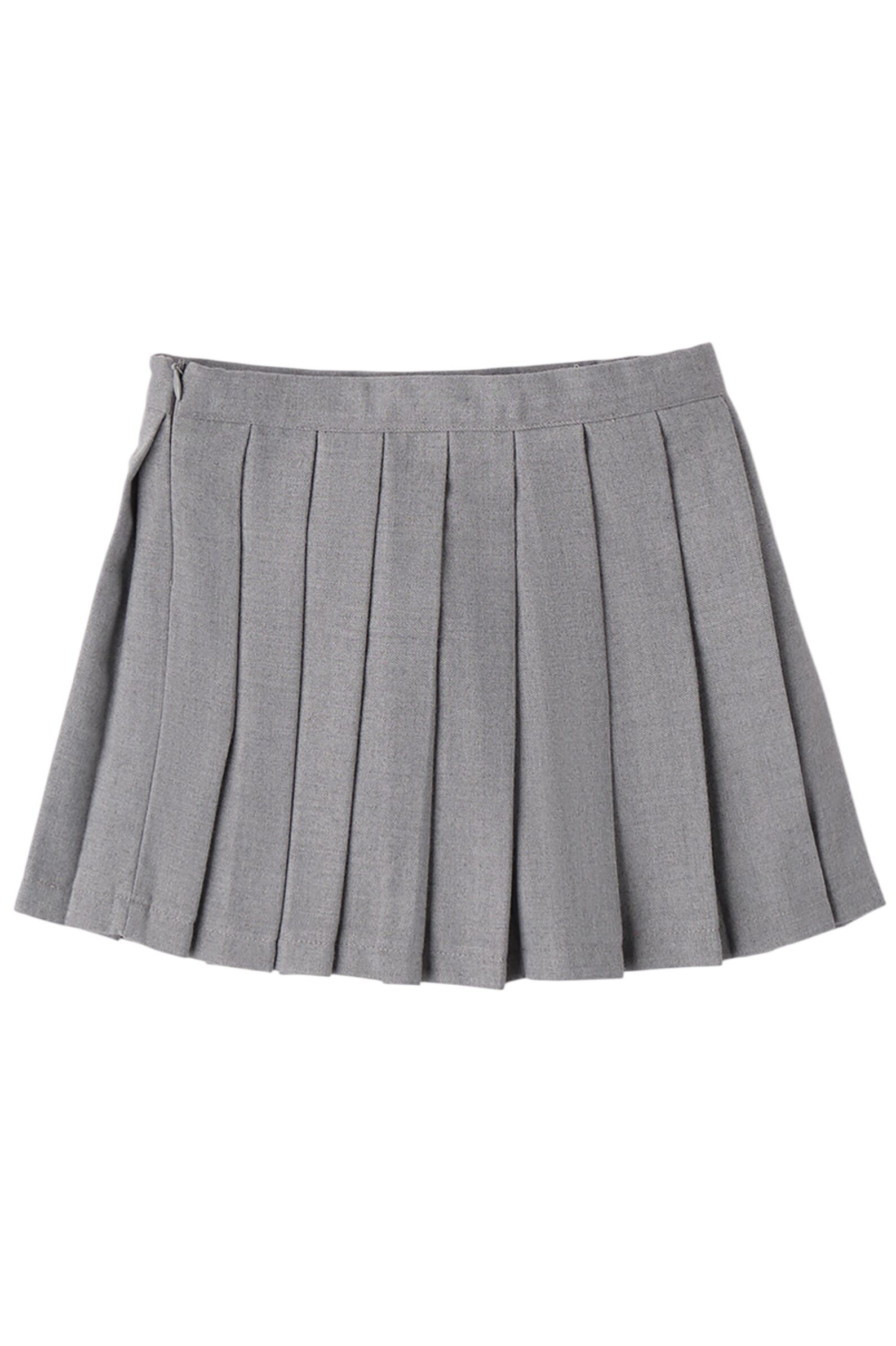 Юбка дев. АРТ.0.F349.00,сер,пэ-вис-эл