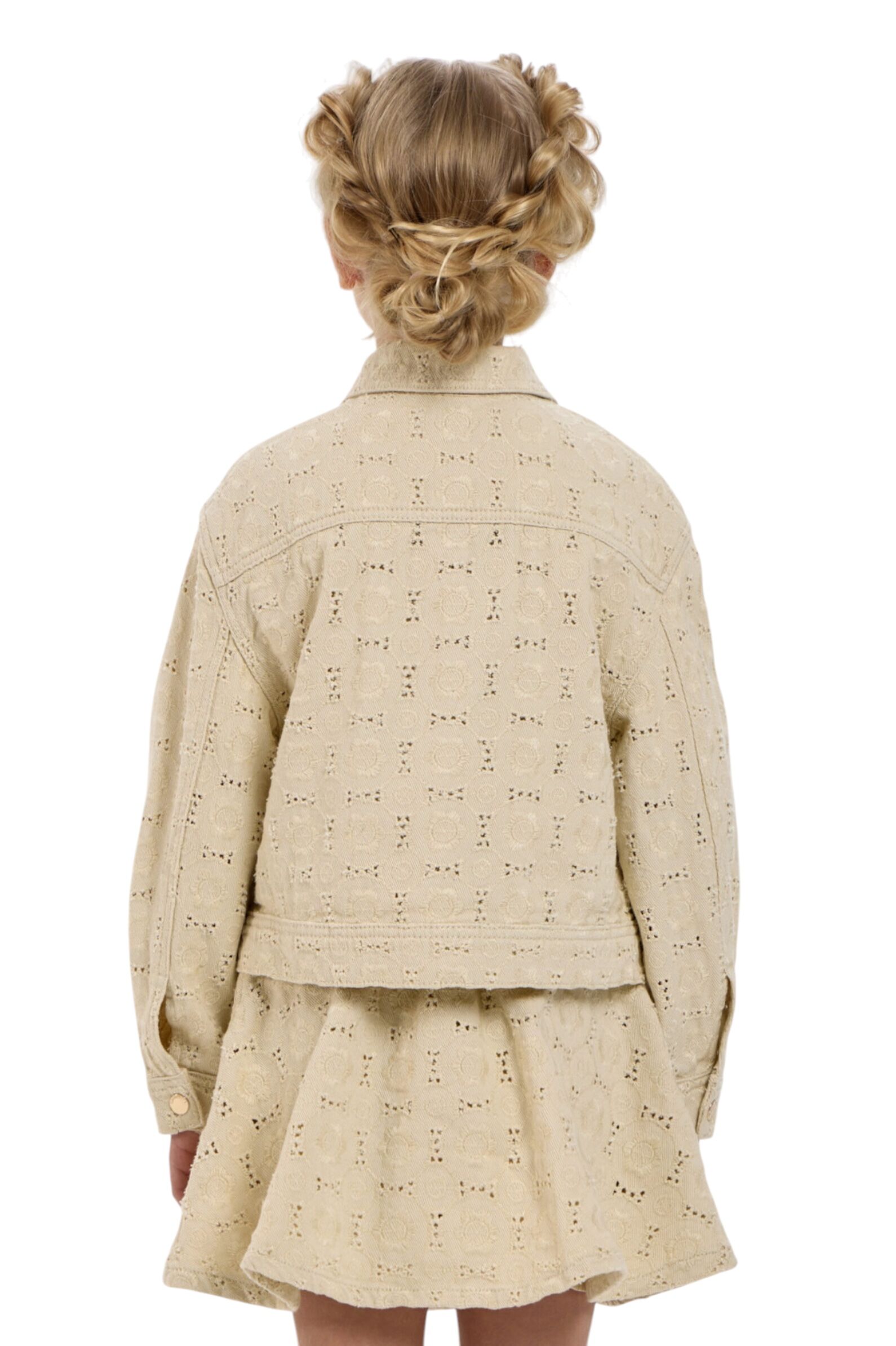 Жакет дев. АРТ.43.136,беж,хл